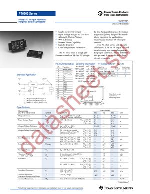 PT6601M datasheet  